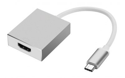 POWERTECH Converter USB 3.1 Type C σε HDMI, White