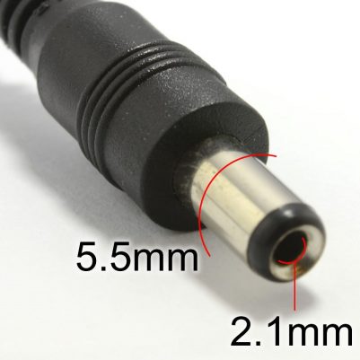 POWERTECH Αντάπτορας Tablet 5.5 x 2.1mm, για PT-271 τροφοδοτικό