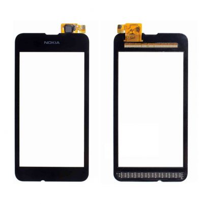 NOKIA LUMIA 530 TOUCH SCREEN + LENS BLACK REF. OR