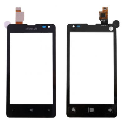 MICROSOFT LUMIA 435/532 TOUCH SCREEN+LENS BLACK V.5214188 REFOR