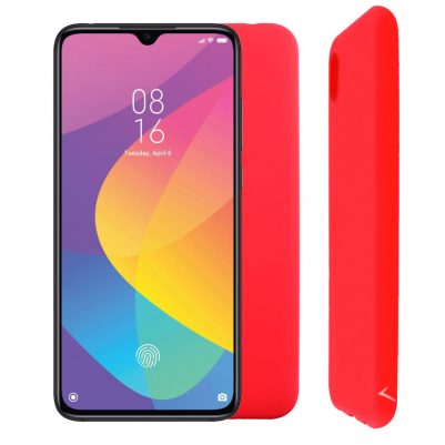 VOLTE-TEL ΘΗΚΗ XIAOMI MI 9 LITE/MI CC9 6.39" SILICON TPU RED