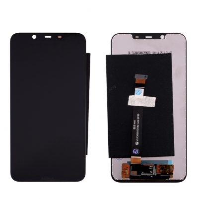 NOKIA 7.1 PLUS/8.1 6.18" ΟΘΟΝΗ + TOUCH SCREEN + LENS BLACK 3P OR