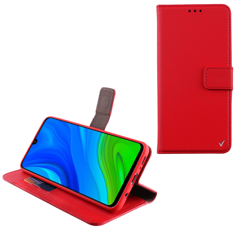 VOLTE-TEL ΘΗΚΗ HUAWEI P SMART 2020 6.21" ALLURE MAGNET BOOK STAND CLIP RED