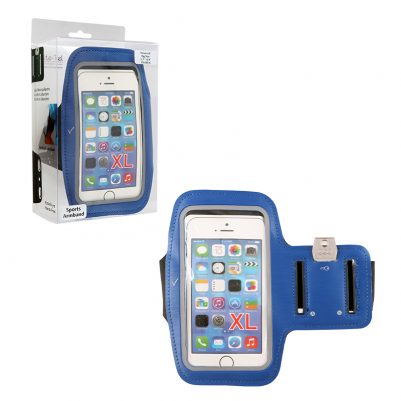 VOLTE-TEL ΘΗΚΗ SPORTS ARMBAND LUMINUS UNIVERSAL BIG SIZE 5.7"-6.9" 45x18cm BLUE