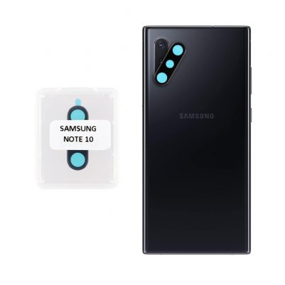 VOLTE-TEL CAMERA GLASS COVER SAMSUNG NOTE 10 N970 6.3" 9H 0.30MM TITANIUM WITH FRAME BLACK
