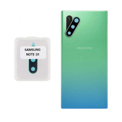 VOLTE-TEL CAMERA GLASS COVER SAMSUNG NOTE 10 N970 6.3" 9H 0.30MM TITANIUM WITH FRAME GREEN