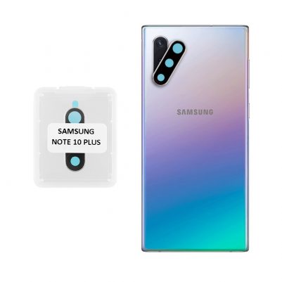 VOLTE-TEL CAMERA GLASS COVER SAMSUNG NOTE 10 PLUS N975 6.8" 9H 0.30MM TITANIUM WITH FRAME SILVER