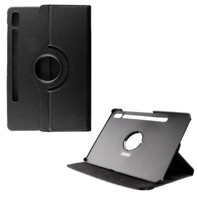 VOLTE-TEL ΘΗΚΗ SAMSUNG T870/T875 TAB S7 11.0" LEATHER BOOK ROTATING STAND BLACK
