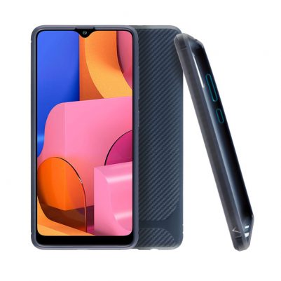 VOLTE-TEL ΘΗΚΗ SAMSUNG A20s A207 6.5" CARBON RUGGED CAMERA PROTECTIVE BLUE