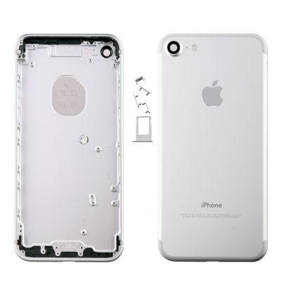 IPHONE 7 4.7" BATTERY COVER WHITE +SIDE KEYS+SIM HOLDER 3P OR