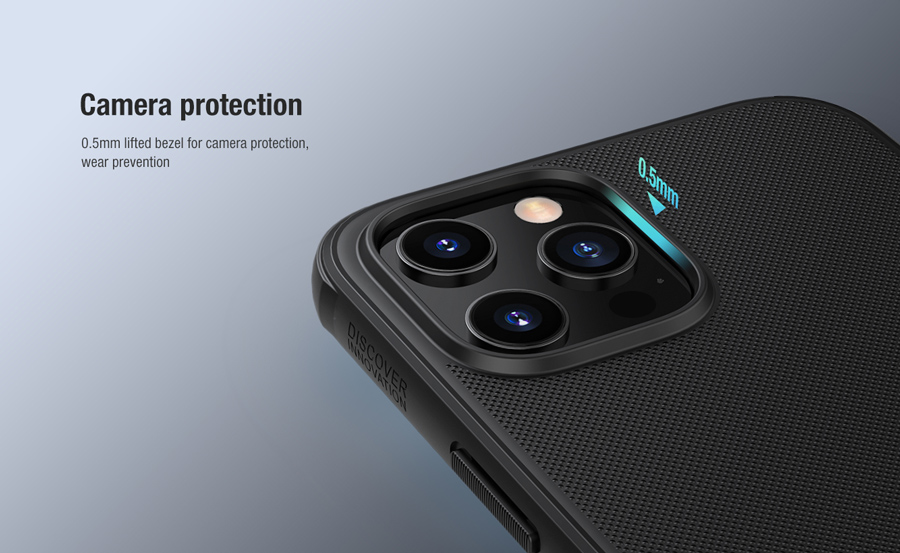 NILLKIN θήκη Super Frost Shield για Apple iPhone 12 mini, μαύρη - Image 2