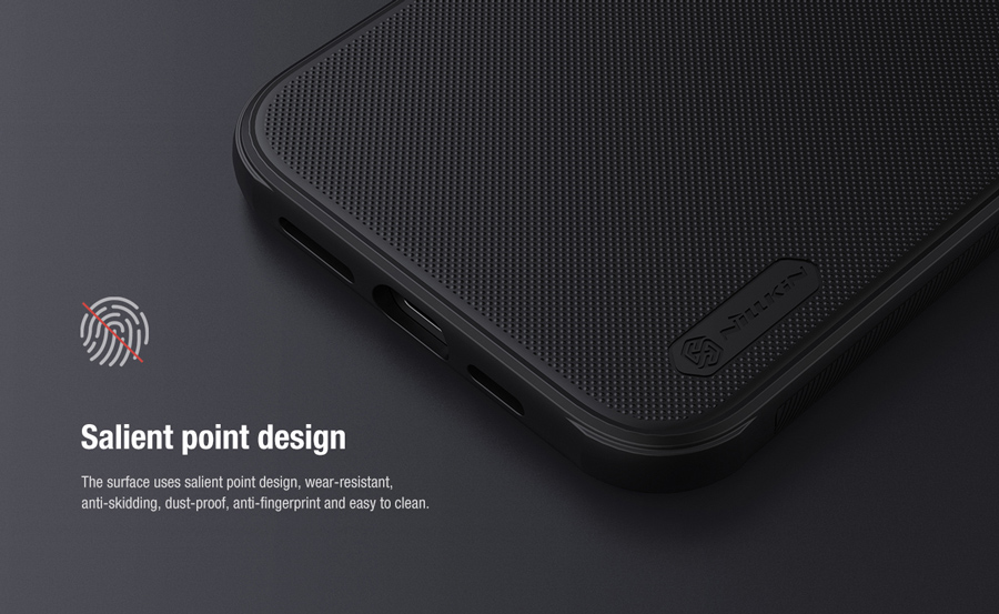 NILLKIN θήκη Super Frost Shield για Apple iPhone 12 mini, μαύρη - Image 3