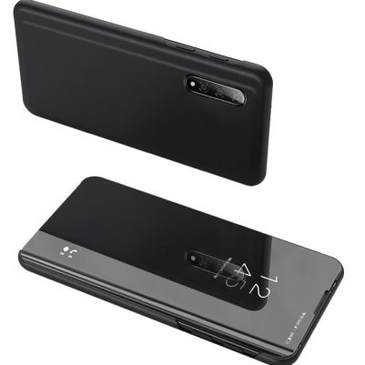 POWERTECH θήκη Clear view MOB-1599 για Xiaomi Mi 9, μαύρο