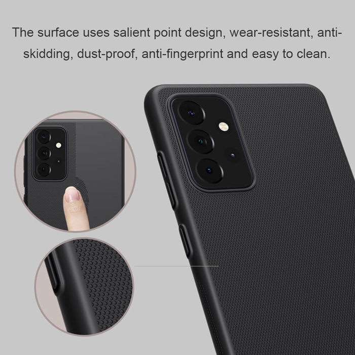 NILLKIN θήκη Super Frosted Shield για Samsung Galaxy A72 4G/5G, μαύρη - Image 2