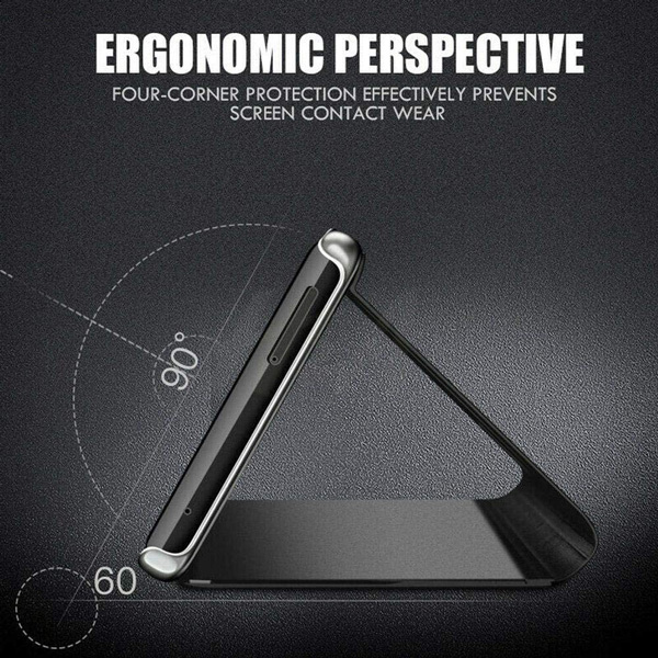 POWERTECH θήκη Clear View MOB-1610 για Samsung Galaxy A02s, μαύρη - Image 2