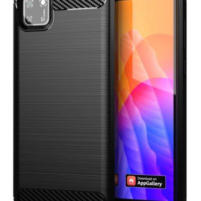 POWERTECH Θήκη Carbon Flex MOB-1523, Huawei Y5p, μαύρη