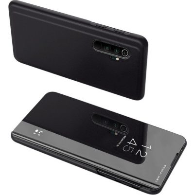 POWERTECH θήκη Clear view MOB-1550, Xiaomi Mi Note 10 Lite, μαύρη
