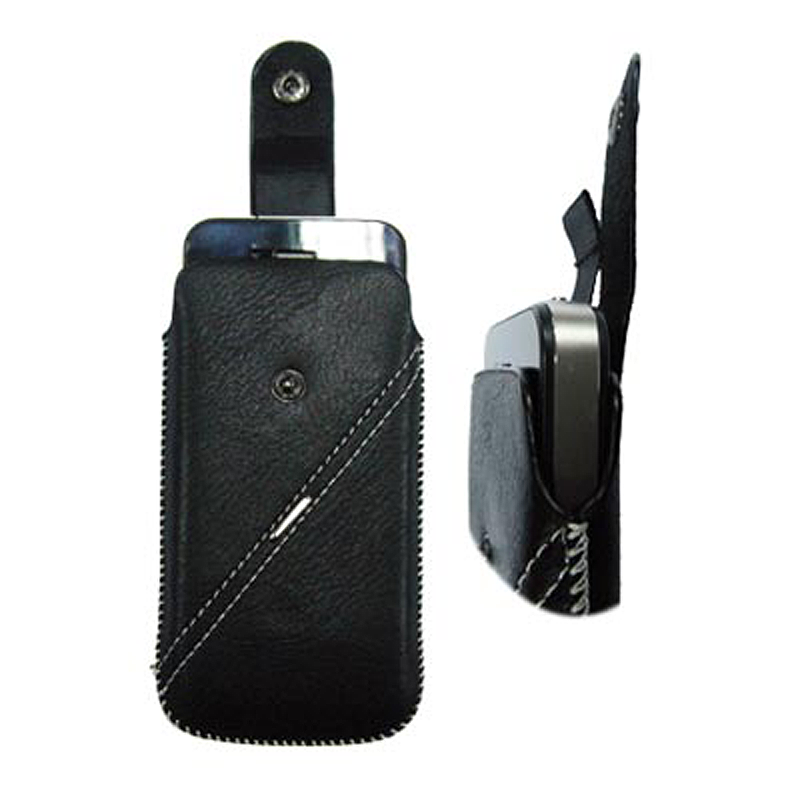 VOLTE-TEL ΘΗΚΗ ΠΟΥΓΚΙ LEATHER TWIN LOOP V513 BLACK M