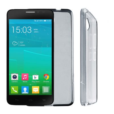 VOLTE-TEL ΘΗΚΗ ALCATEL IDOL X PLUS 6043D SLIMCOLOR TPU ΔΙΑΦΑΝΗ ΓΚΡΙ