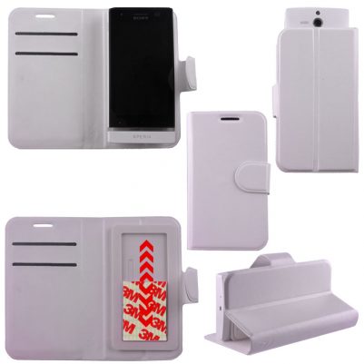 VOLTE-TEL ΘΗΚΗ UNIVERSAL 3.5"-4.0" LEATHER BOOK STAND 3M SLIDE WHITE