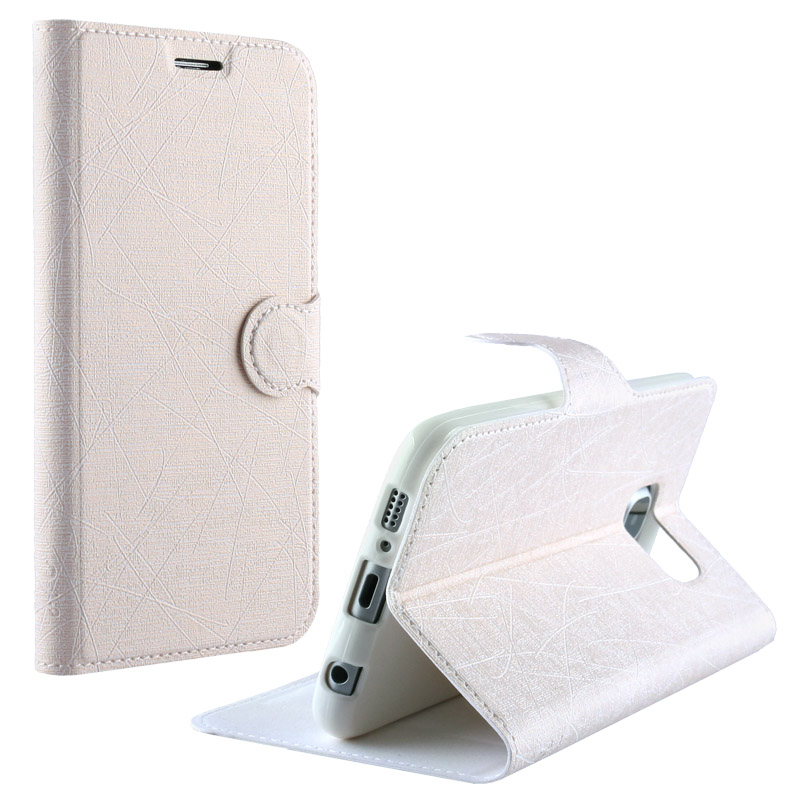 VOLTE-TEL ΘΗΚΗ SONY XPERIA Z3 COMPACT LINE LEATHER-TPU BOOK STAND WHITE