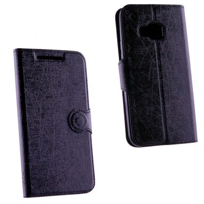 VOLTE-TEL ΘΗΚΗ HTC ONE M9 LINE LEATHER-TPU BOOK STAND BLACK