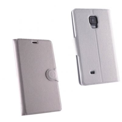 VOLTE-TEL ΘΗΚΗ SAMSUNG NOTE EDGE N915 LINE LEATHER-TPU BOOK STAND WHITE