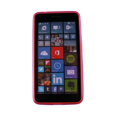 VOLTE-TEL ΘΗΚΗ MICROSOFT LUMIA 640 SLIMCOLOR TPU ΔΙΑΦΑΝΗ ΡΟΖ