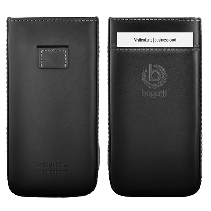 BUGATTI ΘΗΚΗ ΠΟΥΓΚΙ SAMSUNG I8190 LEATHER PURE PREMIUM BLACK M
