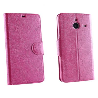 VOLTE-TEL ΘΗΚΗ MICROSOFT LUMIA 640 XL LINE LEATHER-TPU BOOK STAND PINK