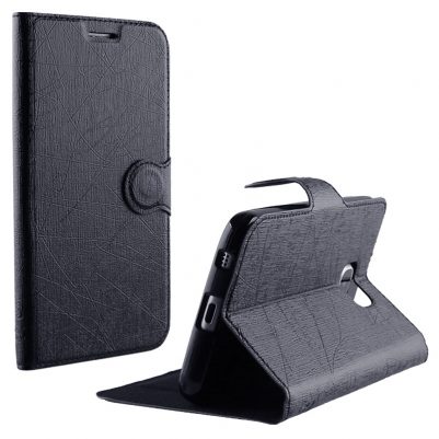 VOLTE-TEL ΘΗΚΗ SONY XPERIA M4 AQUA LINE LEATHER-TPU BOOK STAND BLACK
