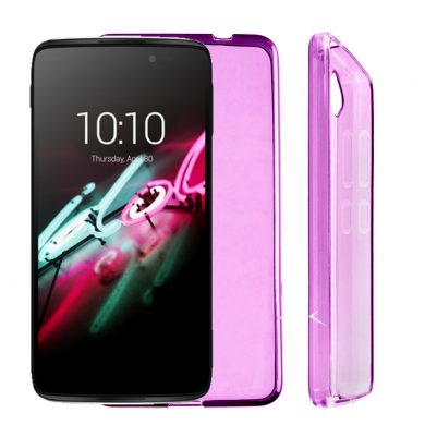 VOLTE-TEL ΘΗΚΗ ALCATEL IDOL 3 4.7" 6039X SLIMCOLOR TPU ΔΙΑΦΑΝΗ ΡΟΖ