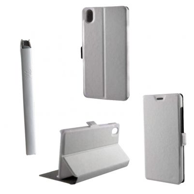 VOLTE-TEL ΘΗΚΗ LENOVO P70 5.0" PU LEATHER BOOK-STAND WHITE