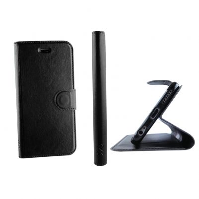 VOLTE-TEL ΘΗΚΗ HUAWEI Y635 LEATHER-TPU BOOK STAND BLACK