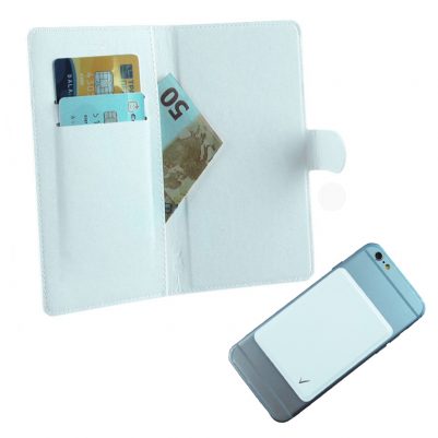 VOLTE-TEL ΘΗΚΗ UNIVERSAL 4.0"-4.6" LEATHER BOOK 3M MAGNET WHITE