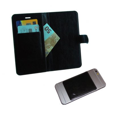 VOLTE-TEL ΘΗΚΗ UNIVERSAL 5.1"-5.7" LEATHER BOOK 3M MAGNET BLACK
