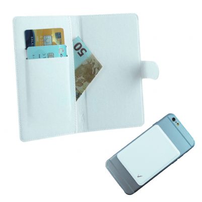 VOLTE-TEL ΘΗΚΗ UNIVERSAL 5.1"-5.7" LEATHER BOOK 3M MAGNET WHITE