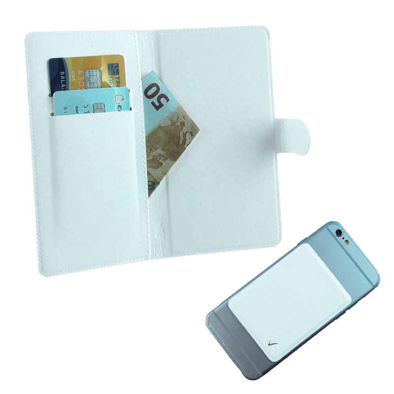 VOLTE-TEL ΘΗΚΗ UNIVERSAL 5.1"-5.7" LEATHER BOOK 3M MAGNET WHITE