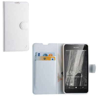 VOLTE-TEL ΘΗΚΗ MICROSOFT LUMIA 650 5.0" LEATHER-TPU BOOK STAND WHITE