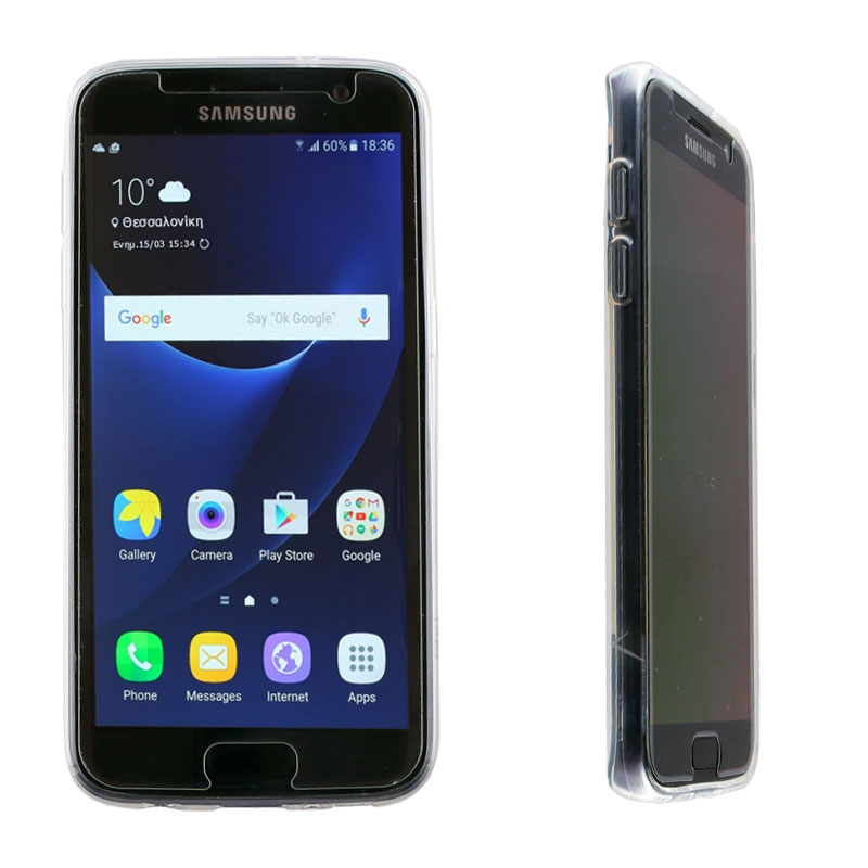 VOLTE-TEL ΘΗΚΗ SAMSUNG S7 G930 5.1" SLIMCOLOR TPU ΔΙΑΦΑΝΗ