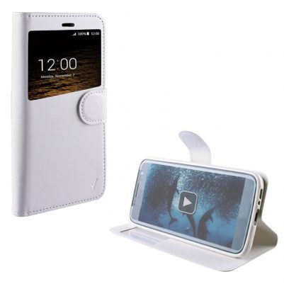 VOLTE-TEL ΘΗΚΗ SAMSUNG J5 2016 J510 LEATHER-TPU VIEW BOOK STAND WHITE
