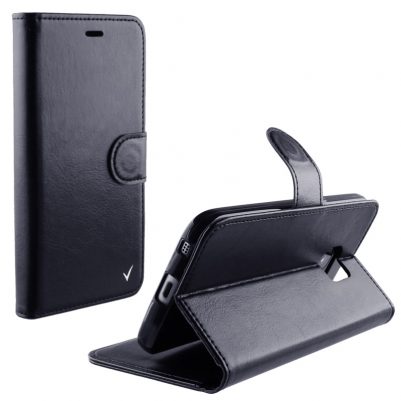 VOLTE-TEL ΘΗΚΗ LG K4 K120 LEATHER-TPU BOOK STAND BLACK