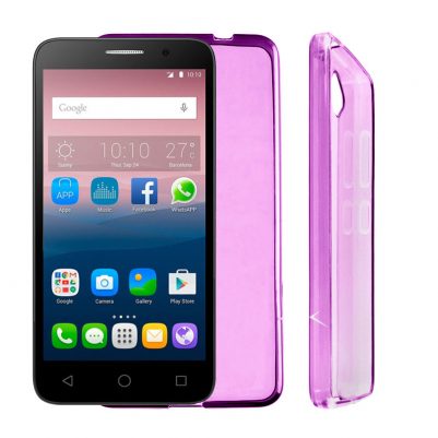 VOLTE-TEL ΘΗΚΗ ALCATEL POP 3 5.5" 5025D SLIMCOLOR TPU ΔΙΑΦΑΝΗ ΡΟΖ