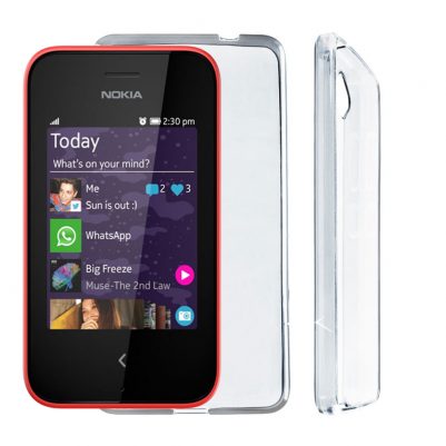 VOLTE-TEL ΘΗΚΗ NOKIA ASHA 230 SLIMCOLOR TPU ΔΙΑΦΑΝΗ