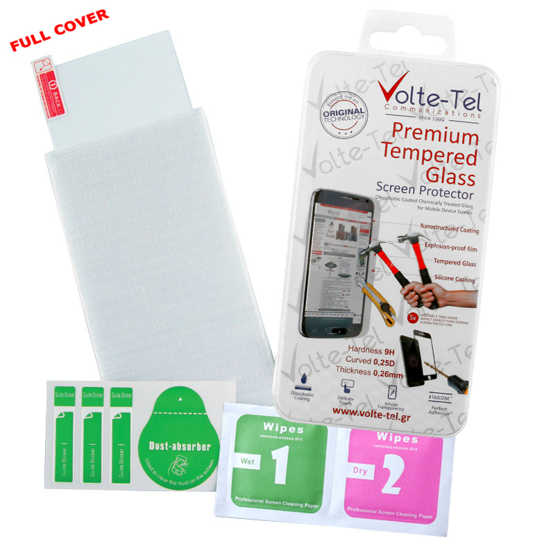 VOLTE-TEL TEMPERED GLASS ZTE AXON MINI 5.2" 9H 0.26mm 2.5D FULL GLUE FULL COVER