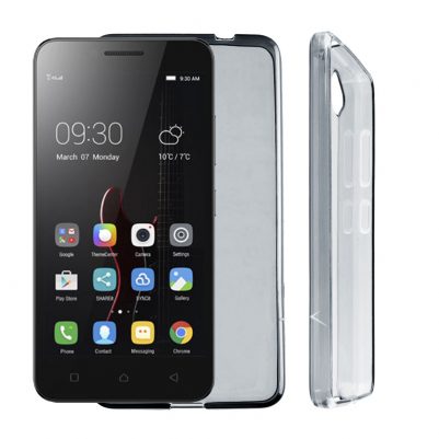 VOLTE-TEL ΘΗΚΗ LENOVO VIBE C A2020 5.0"SLIMCOLOR TPU ΔΙΑΦΑΝΗ ΓΚΡΙ