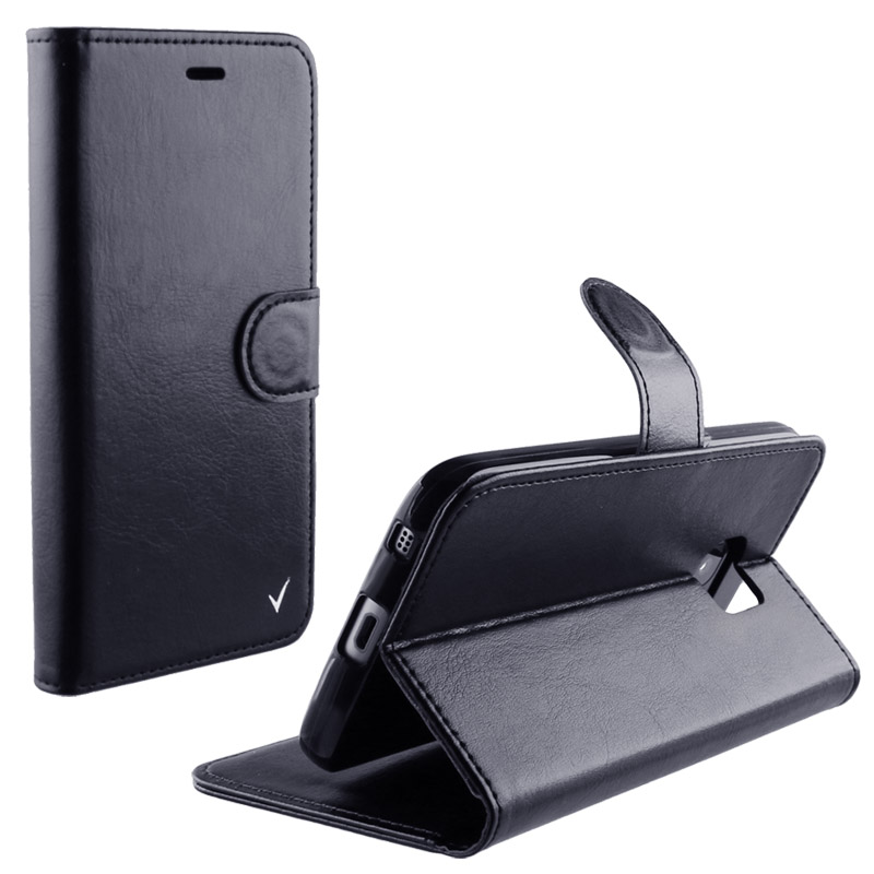 VOLTE-TEL ΘΗΚΗ ALCATEL POP 4 5.0" 5051 LEATHER-TPU BOOK STAND BLACK