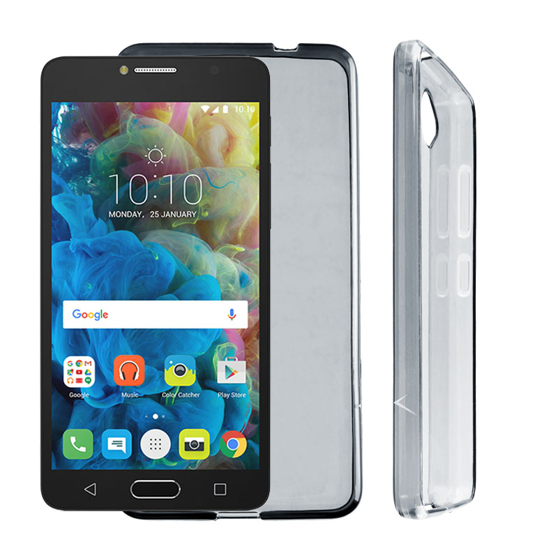 VOLTE-TEL ΘΗΚΗ ALCATEL POP 4S 5.5" 5095 SLIMCOLOR TPU ΔΙΑΦΑΝΗ ΓΚΡΙ