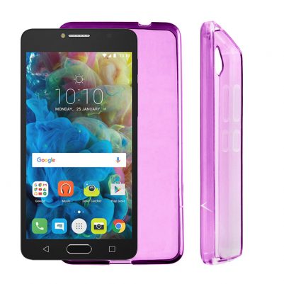 VOLTE-TEL ΘΗΚΗ ALCATEL POP 4S 5.5" 5095 SLIMCOLOR TPU ΔΙΑΦΑΝΗ ΡΟΖ