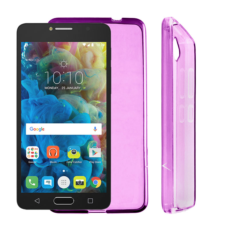 VOLTE-TEL ΘΗΚΗ ALCATEL POP 4S 5.5" 5095 SLIMCOLOR TPU ΔΙΑΦΑΝΗ ΡΟΖ